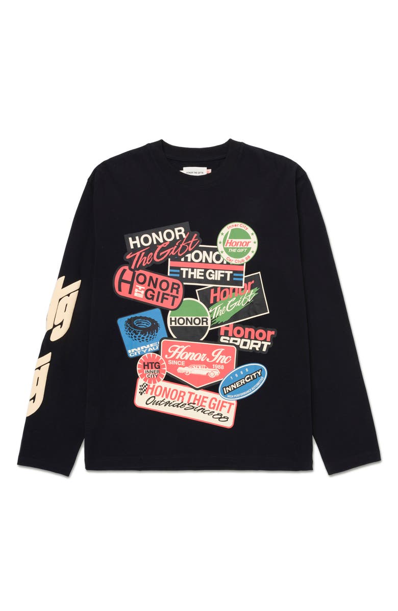 HONOR THE GIFT Fuel Graphic Long Sleeve T-Shirt, Main, color, 