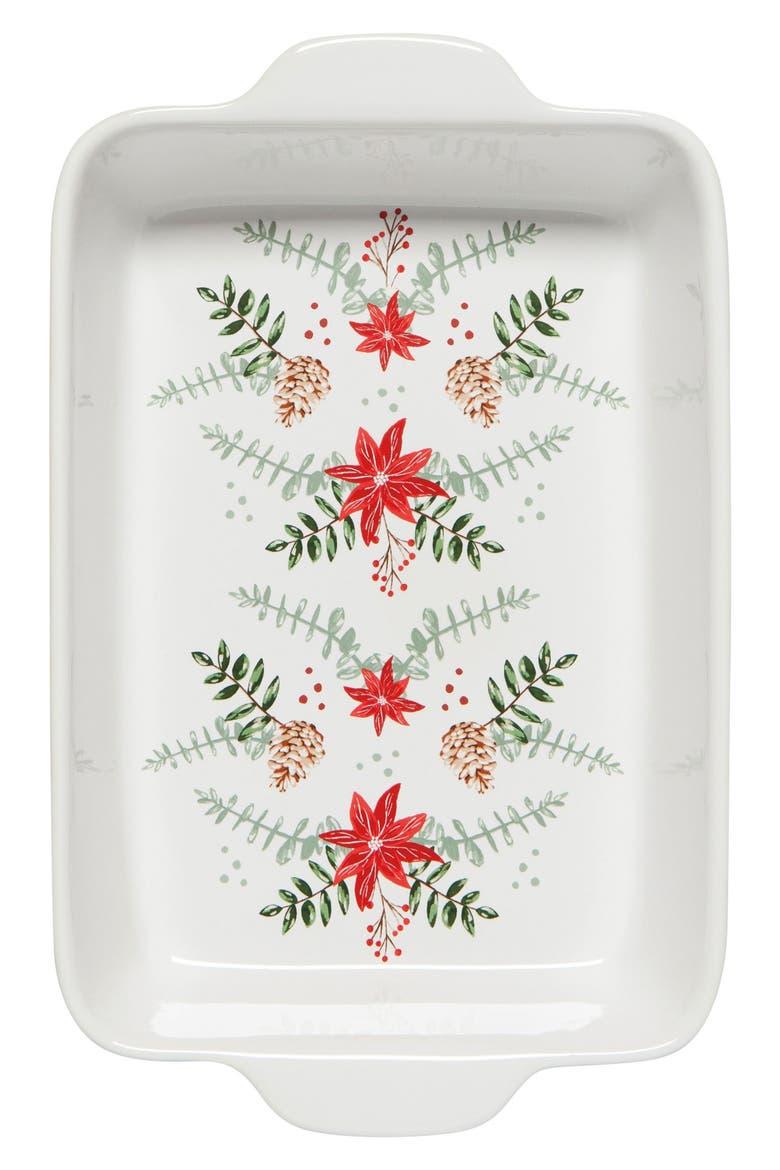 Poinsettia Baking Dish, Alternate, color, POINSETTIA