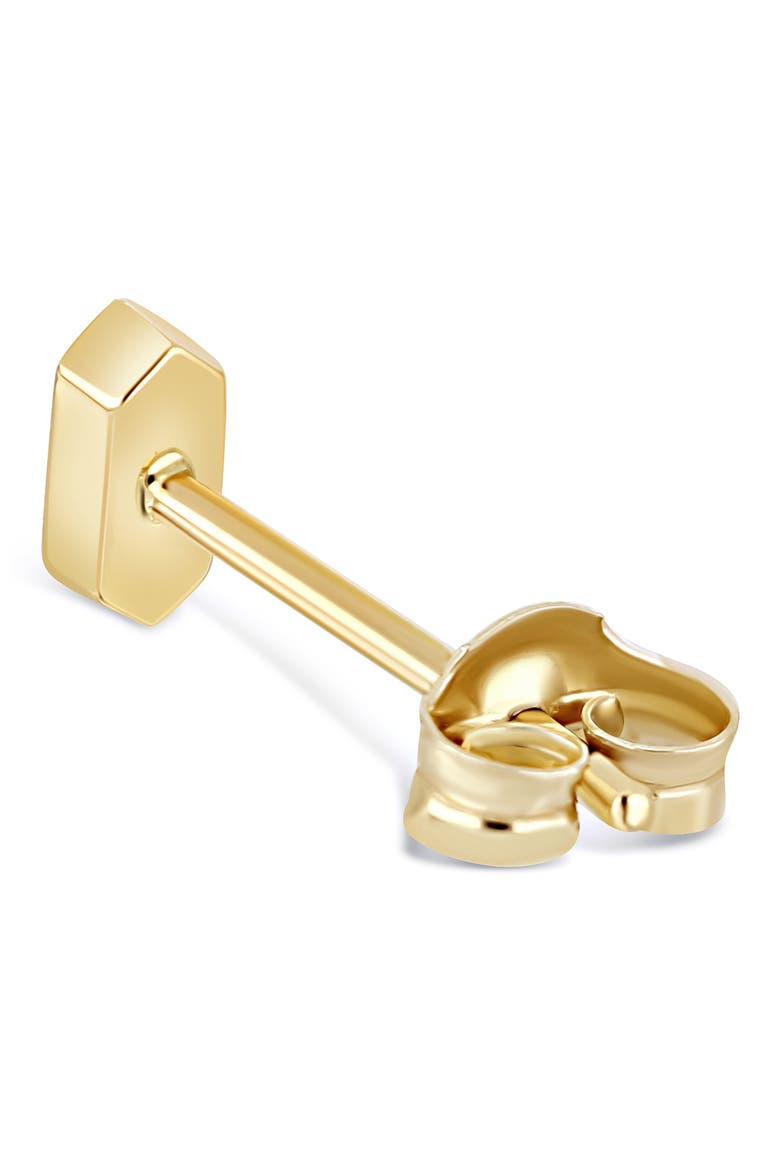 Icon 18K Yellow Gold Diamond Geometric Stud Earrings, Alternate, color, 18K YELLOW GOLD