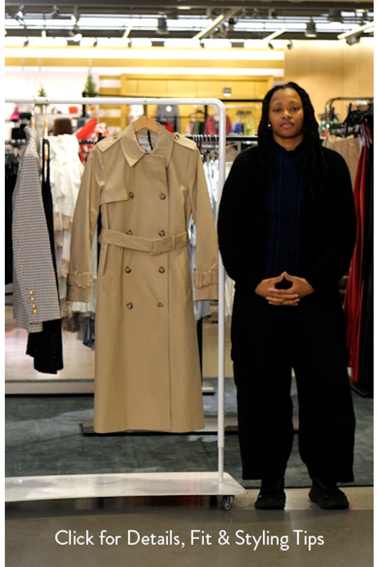 Cotton Blend Trench Coat video