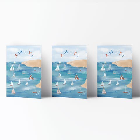 Everyday Greeting Card Pack (3ct) "Ahoy"