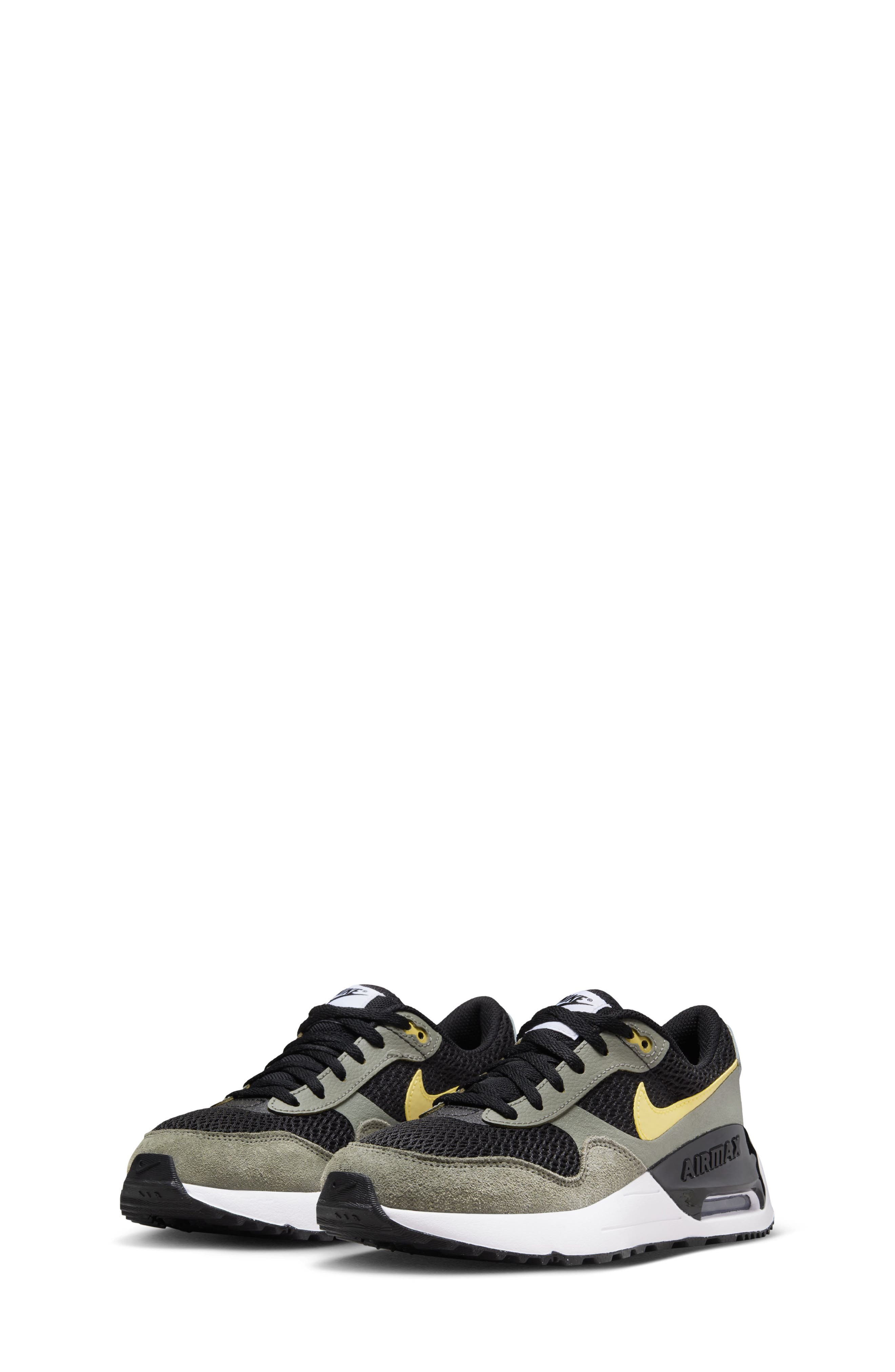 Air Max SYSTM Sneaker, Main, color, BLACK/ STUCCO/ BLACK/ GOLD