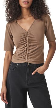 Splendid Yasmina Ruched T-Shirt