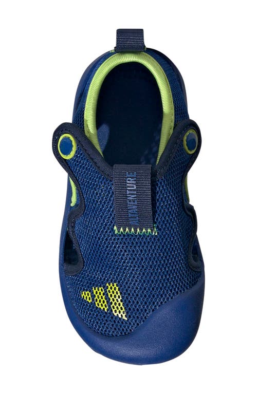 Adidas Originals Adidas Kids' Altaventure 3.0 Swim Sandal In Royal Blue/dark Blue/slime
