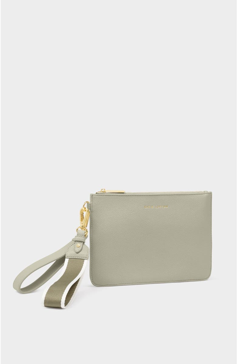 Katie Loxton Hallie Wristlet Pouch, Alternate, color, Green Mist