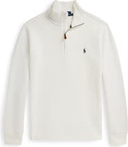 Polo Ralph Lauren Kids' Estate Cotton Quarter Zip Pullover