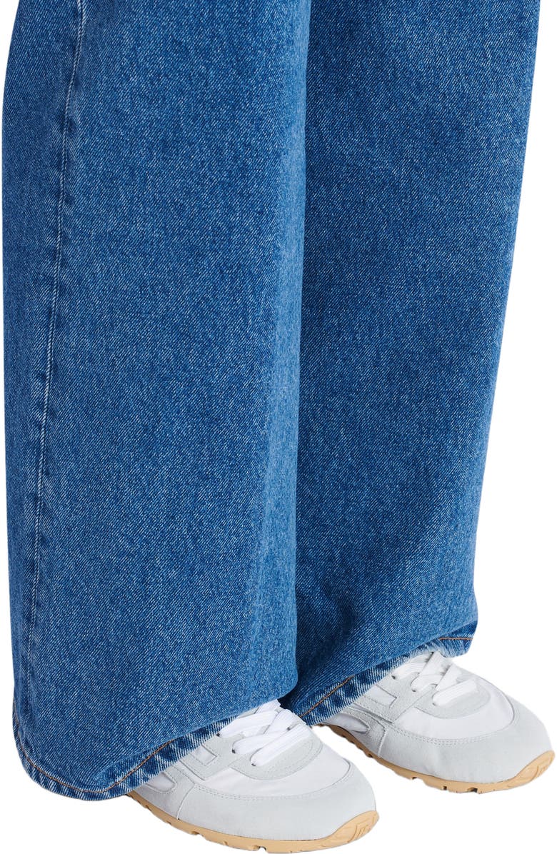 Balmain Racer 45 trainers in lambskin and suede, Alternate, color, White