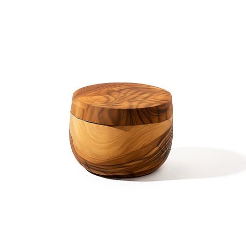 Olive Wood Salt & Spices Cellar