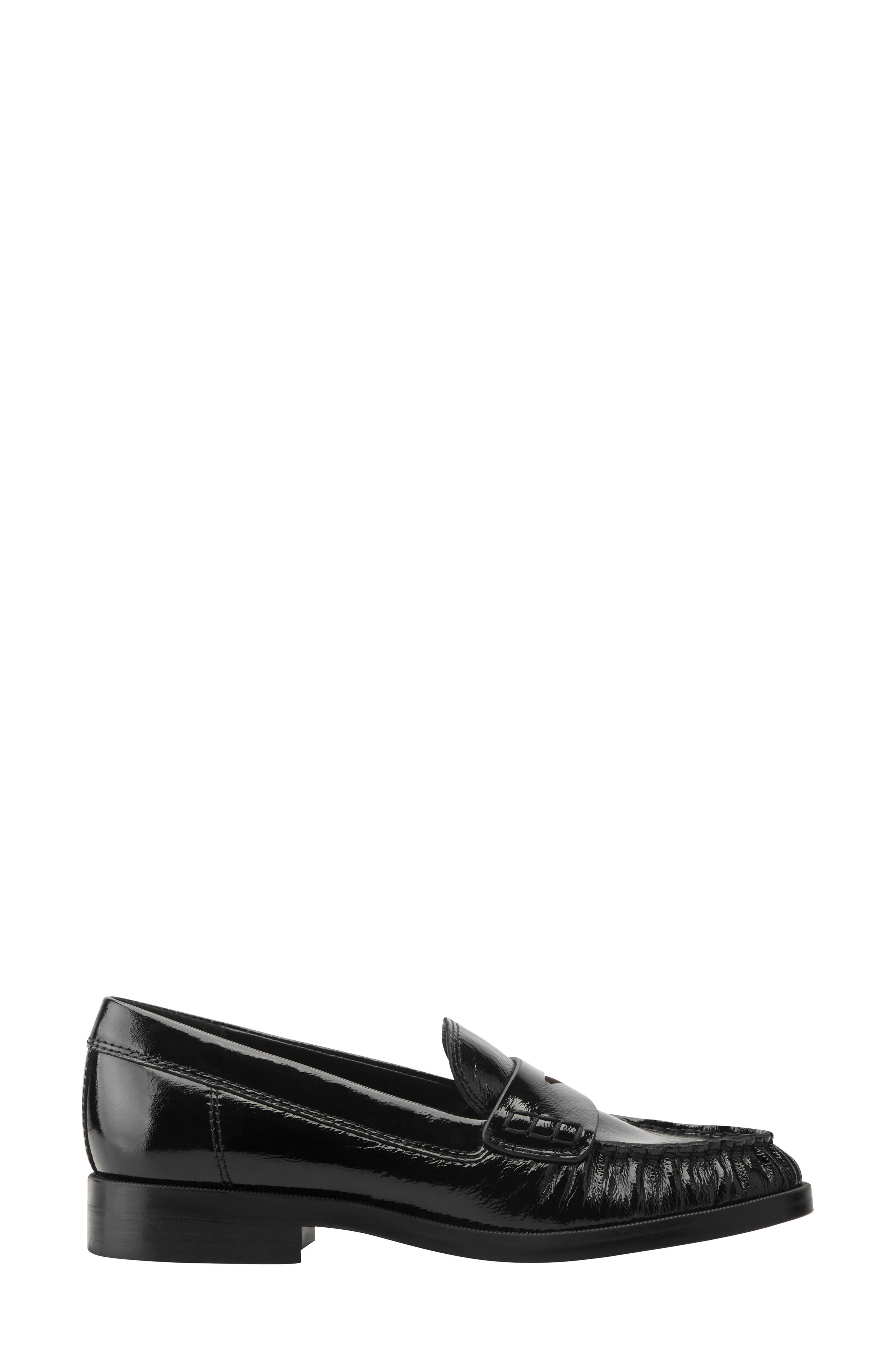 Nell Penny Loafer, Alternate, color, BLACK