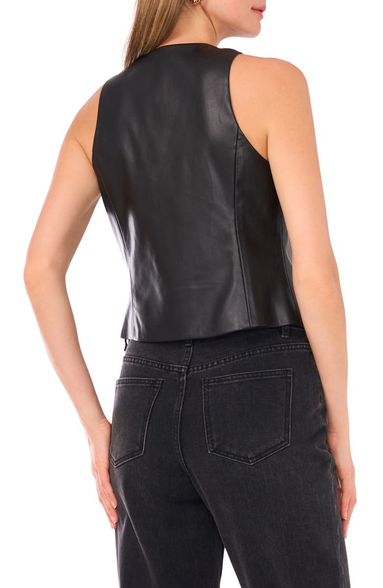 1.STATE Faux Leather Vest, Alternate, color, Rich Black