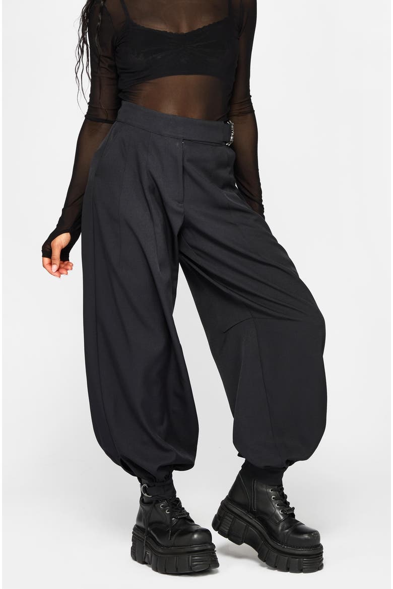 Taylor D-Ring Balloon Trouser, Main, color, Black