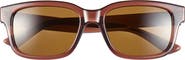 Gucci 56mm Rectangular Sunglasses