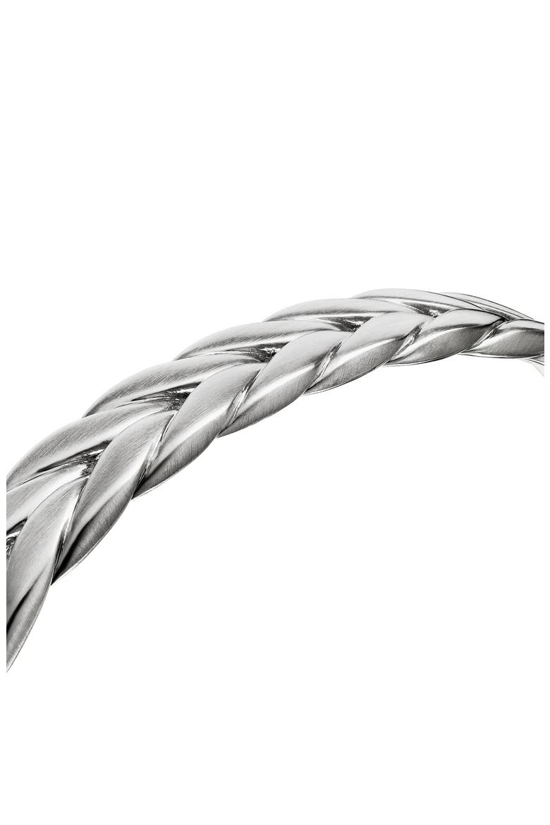 Chevron Cuff Bracelet in Sterling Silver, 9mm, Alternate, color, SILVER