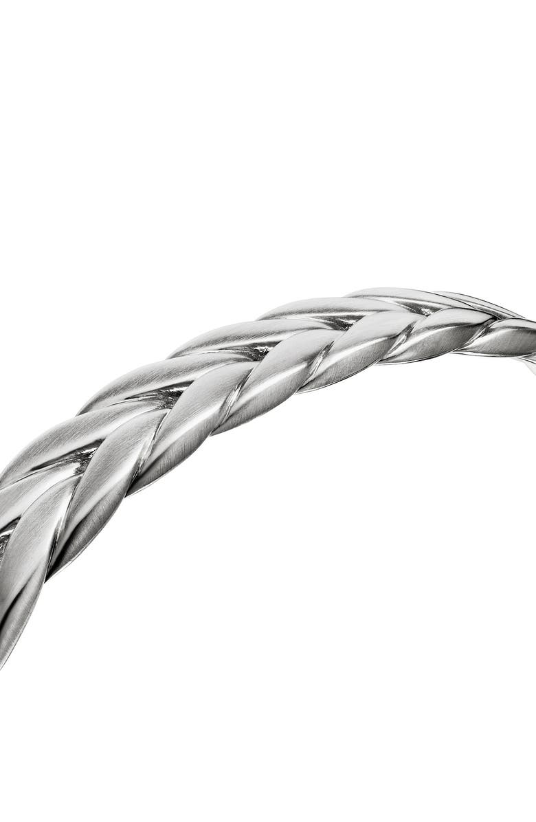 David Yurman Chevron Cuff Bracelet in Sterling Silver, 9mm, Alternate, color,
