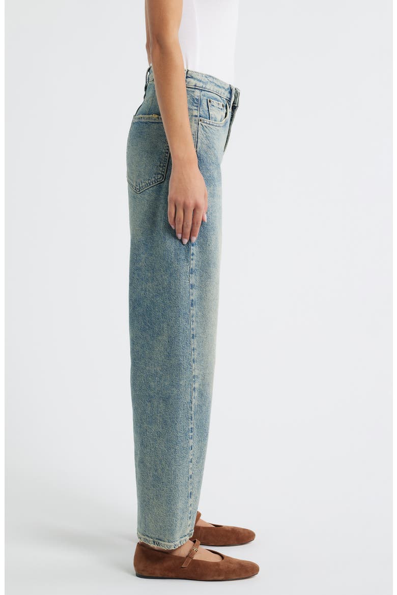 Samo High Waist Straight Leg Jeans, Alternate, color, DESERT SKY