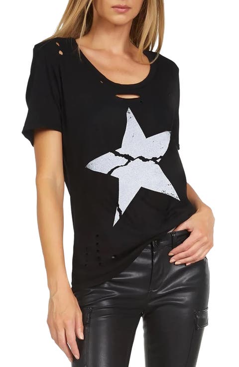 Myra X Cracked Star Top