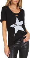 Lauren Moshi Myra X Cracked Star Top
