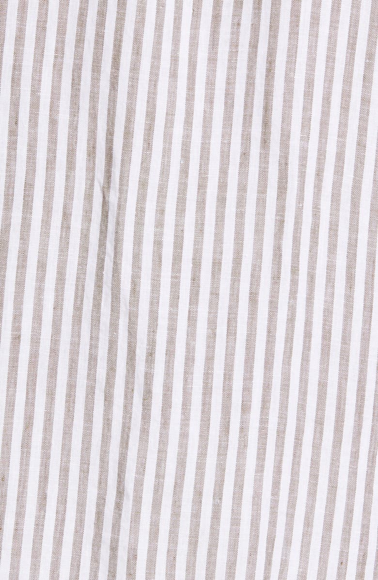 Brax Men's Daniel Stripe Linen Button-Up Shirt, Alternate, color,
