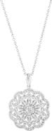 EFFY Sterling Silver Diamond Pendant Necklace