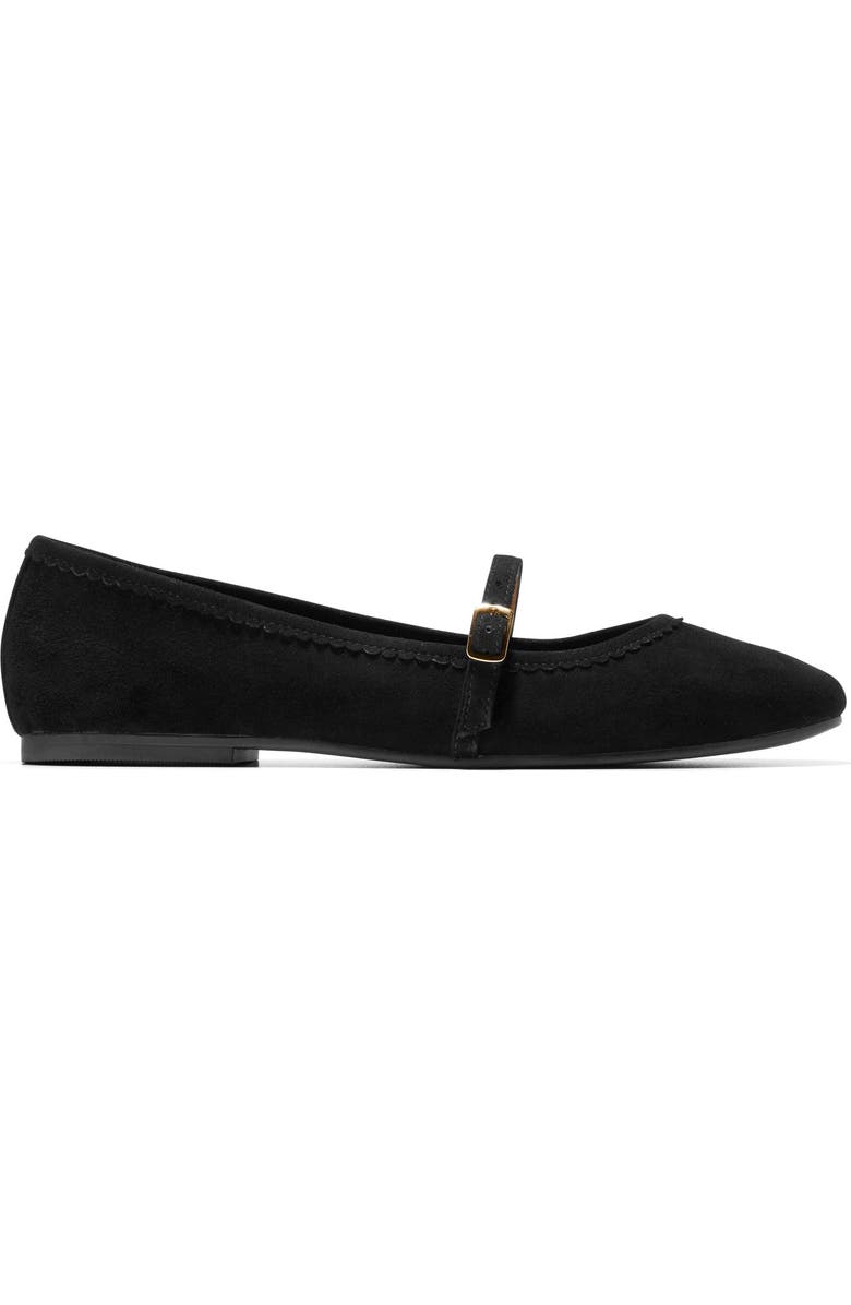 Cole Haan Yelena Mary Jane Flat, Alternate, color, Black Suede