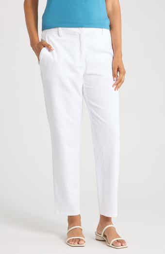 Eileen Fisher High Waist Tapered Ankle Pants