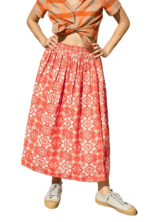Rara Reversible Midi Skirt