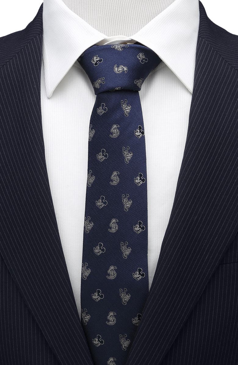 Cufflinks, Inc. x Disney Mickey & Friends Silk Tie, Alternate, color, Blue