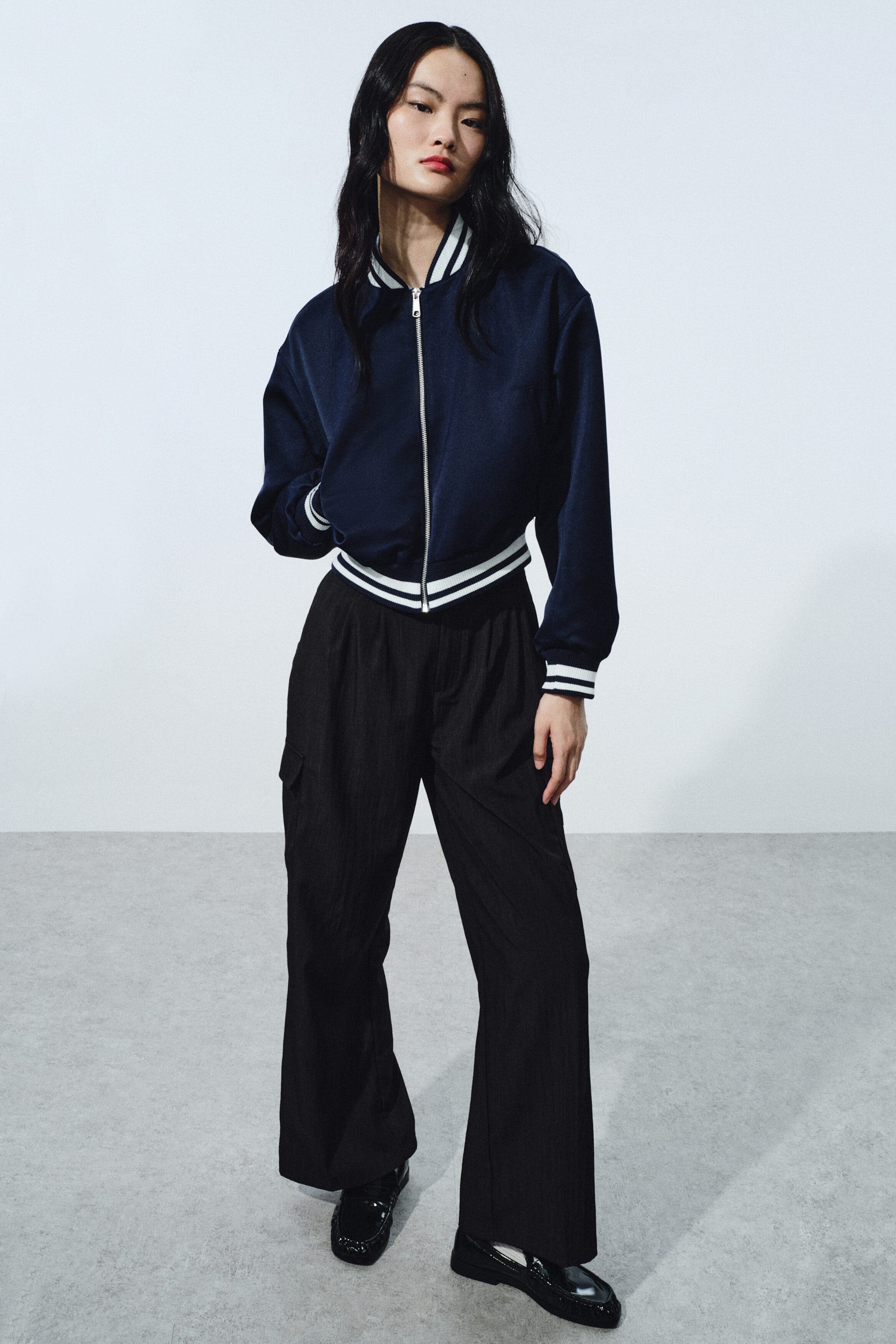 Wide Cargo Trousers - image 2