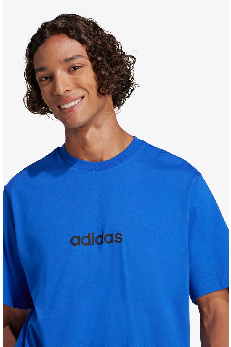 Logo Crewneck T-Shirt, Alternate, color, TEAM ROYAL BLUE/ BLACK