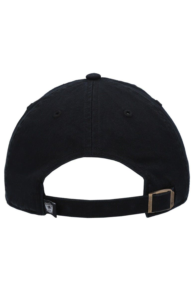 Men's '47 Black Las Vegas Raiders Clean Up Legacy Adjustable Hat, Alternate, color, BLACK