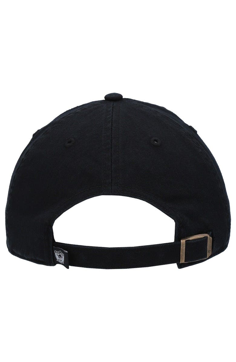 '47 Men's '47 Black Las Vegas Raiders Clean Up Legacy Adjustable Hat, Alternate, color, Black