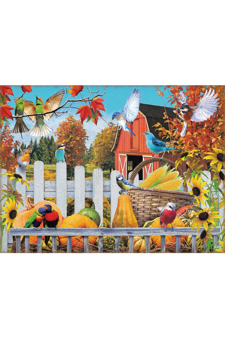 Gathering for Fall 300 piece Jigsaw Puzzle for Adults, Alternate, color, Multicolor
