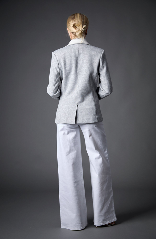 Blue Revival Helen Blazer In Heather Cement
