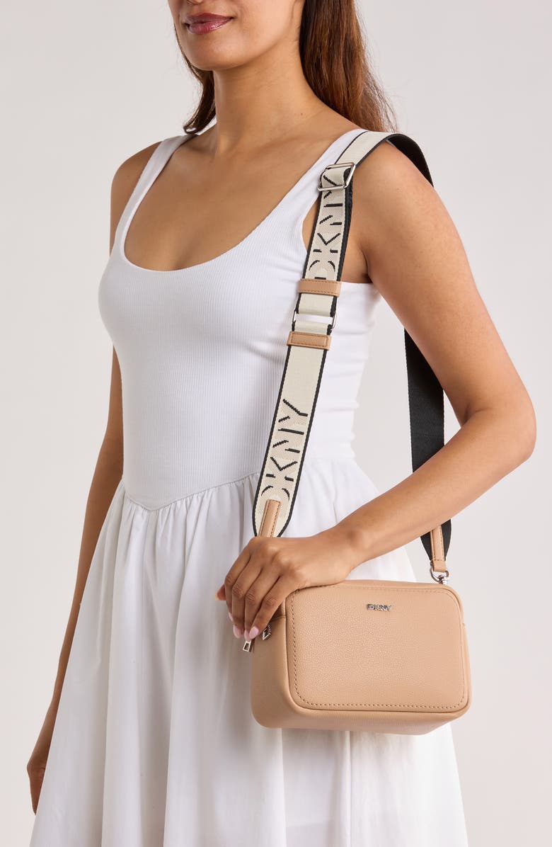 DKNY Nessa Camera Bag, Alternate, color, Cappuccino