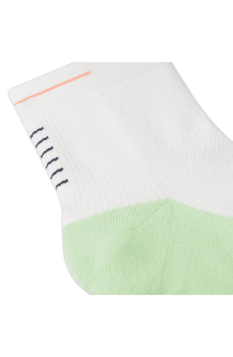 Bombas Colorblock Running Quarter Socks, Alternate, color,