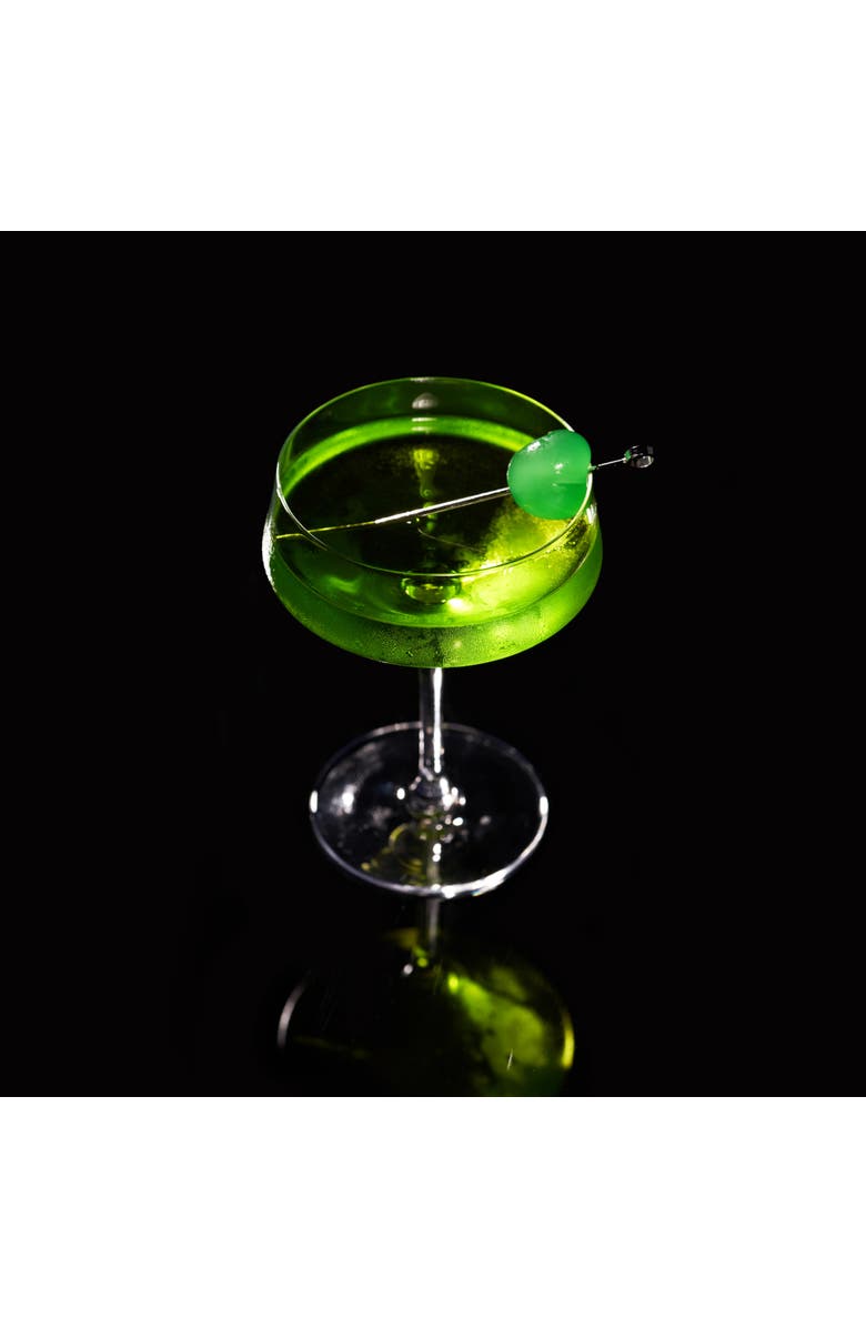 Viski Raye Crystal Angled Coupe Glasses Set of 2, Alternate, color, Clear