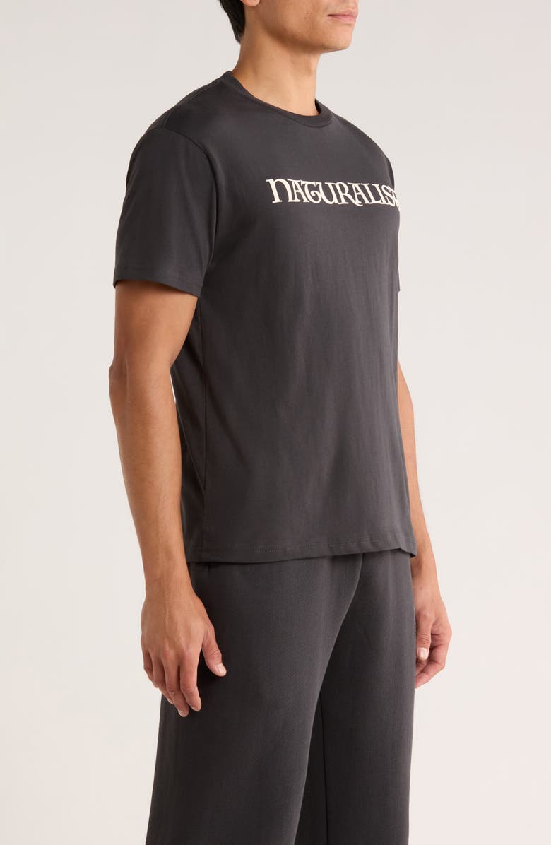 Museum of Peace & Quiet Naturalist Graphic T-Shirt, Alternate, color, Black