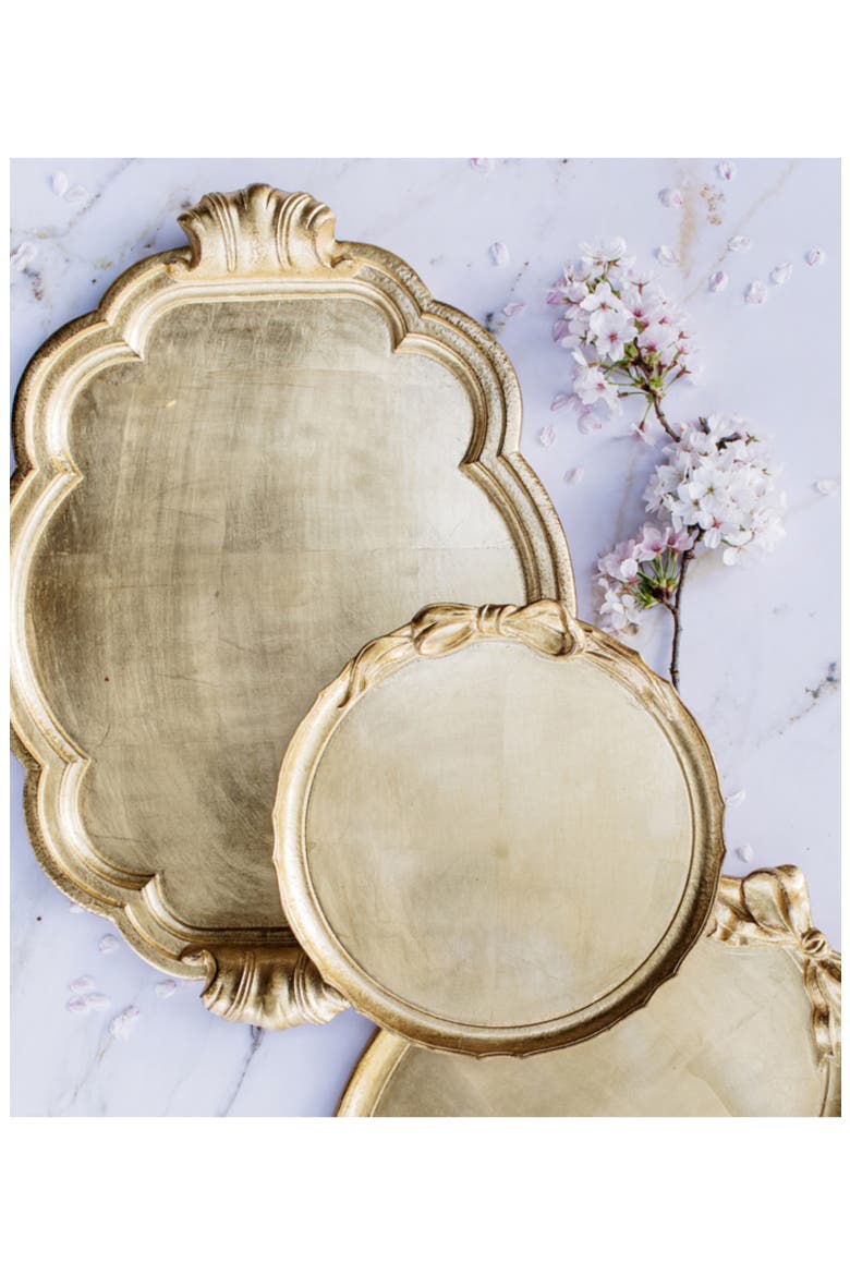 Florentine Large Wood Tray, Alternate, color, GOLD