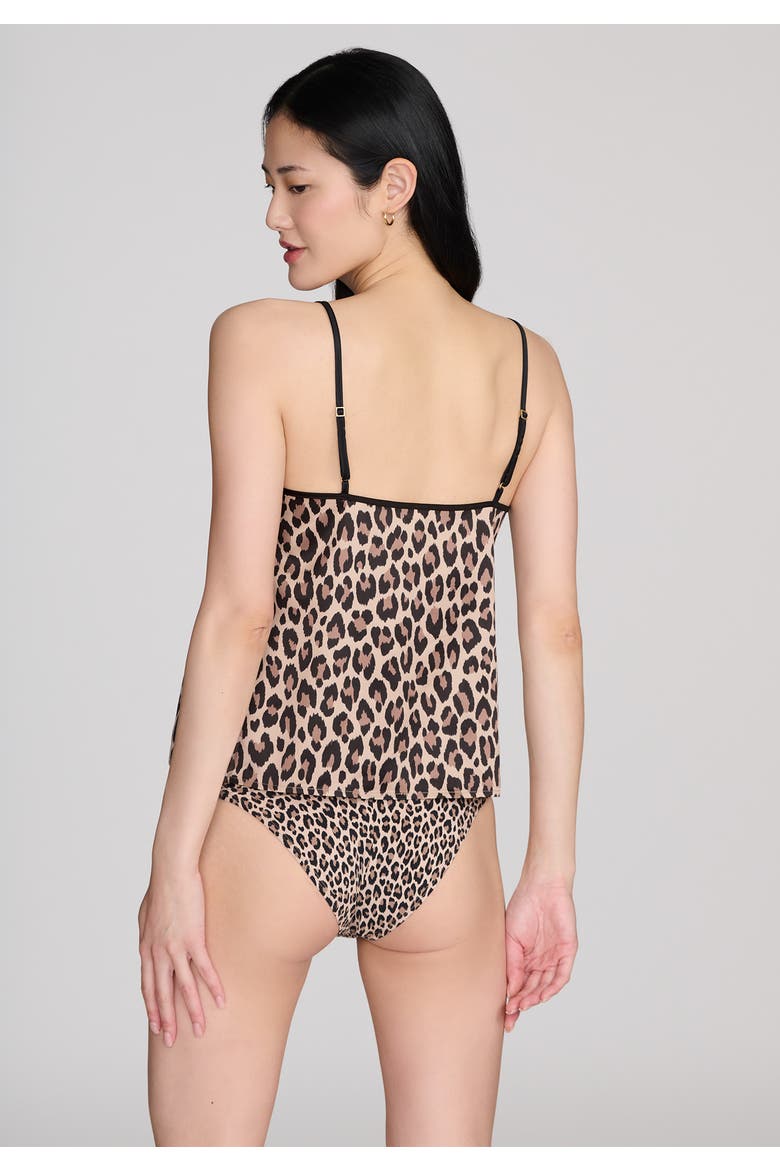 The String Tie Tank, Alternate, color, ICONIC LEOPARD