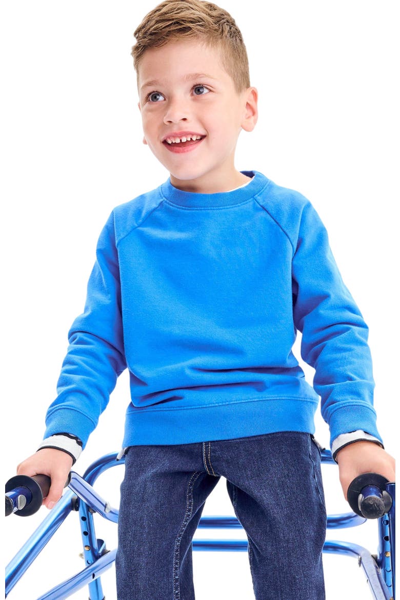 The Kids Sweatshirt, Alternate, color, Blueberry