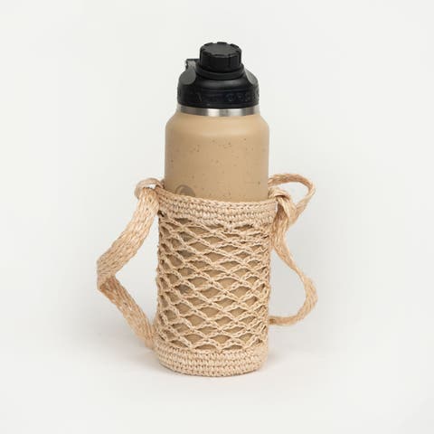 Jessy Water Bottle Holder - Plant Fiber Strap