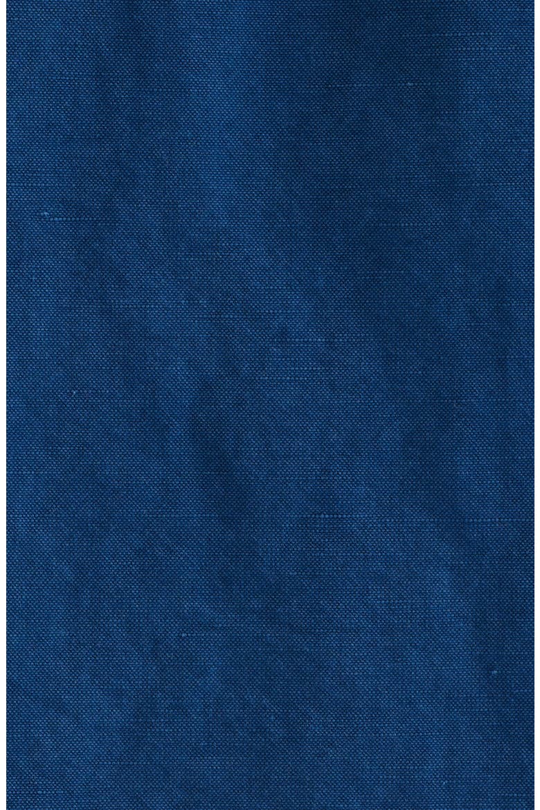 Short Sleeve Linen Blend Button-Up Shirt, Alternate, color, NAVY PEONY