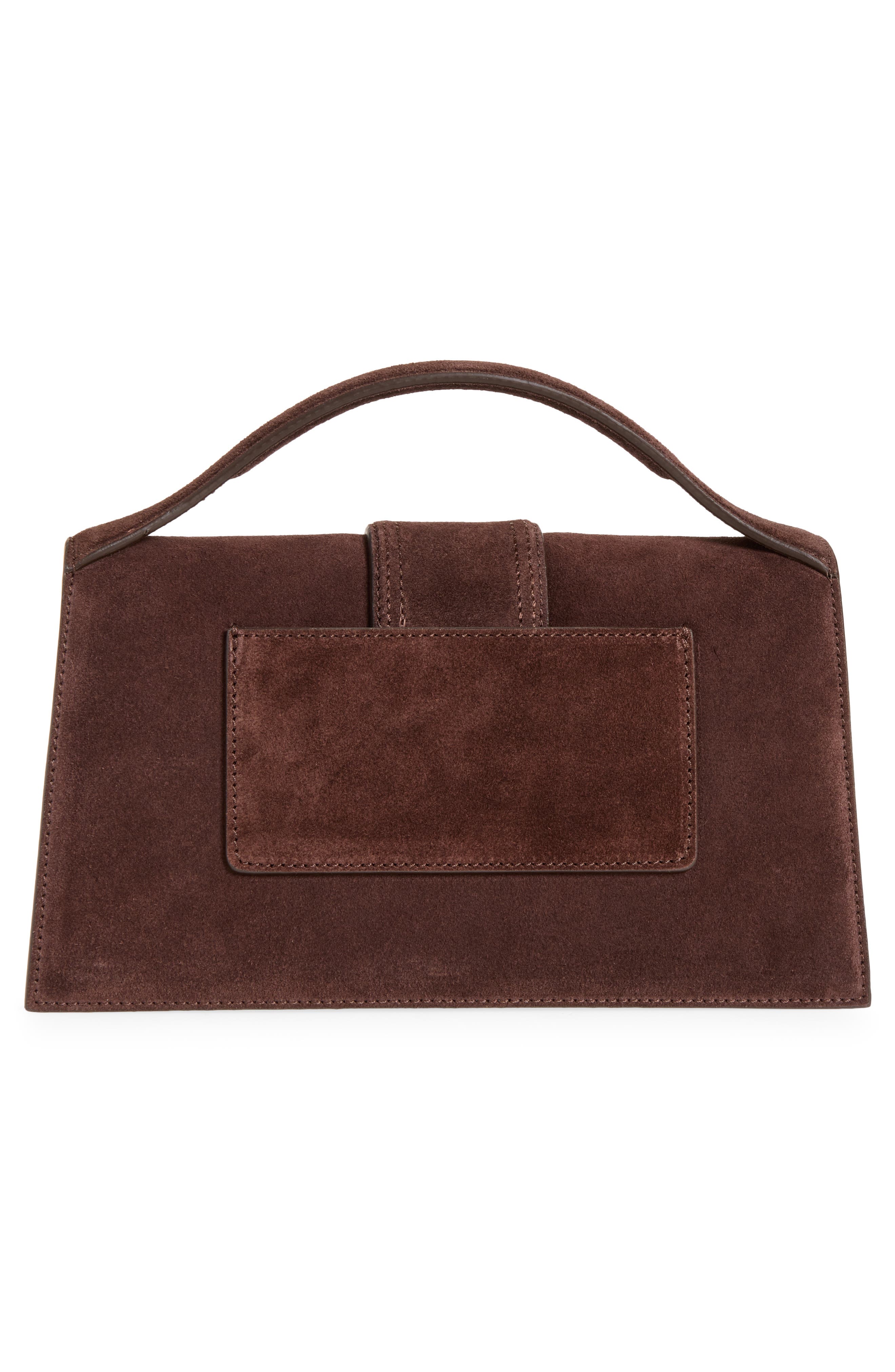 Le Grand Bambino Suede Crossbody Bag, Alternate, color, MEDIUM BROWN 855