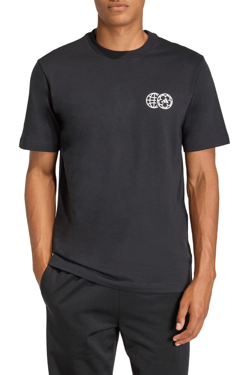adidas House of Tiro Nations Graphic Tee, Main, color, Black