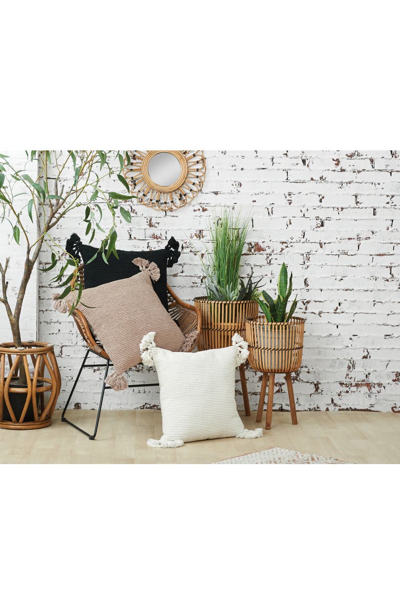 carol & frank Newport Decorative Throw Pillow, Alternate, color, Black