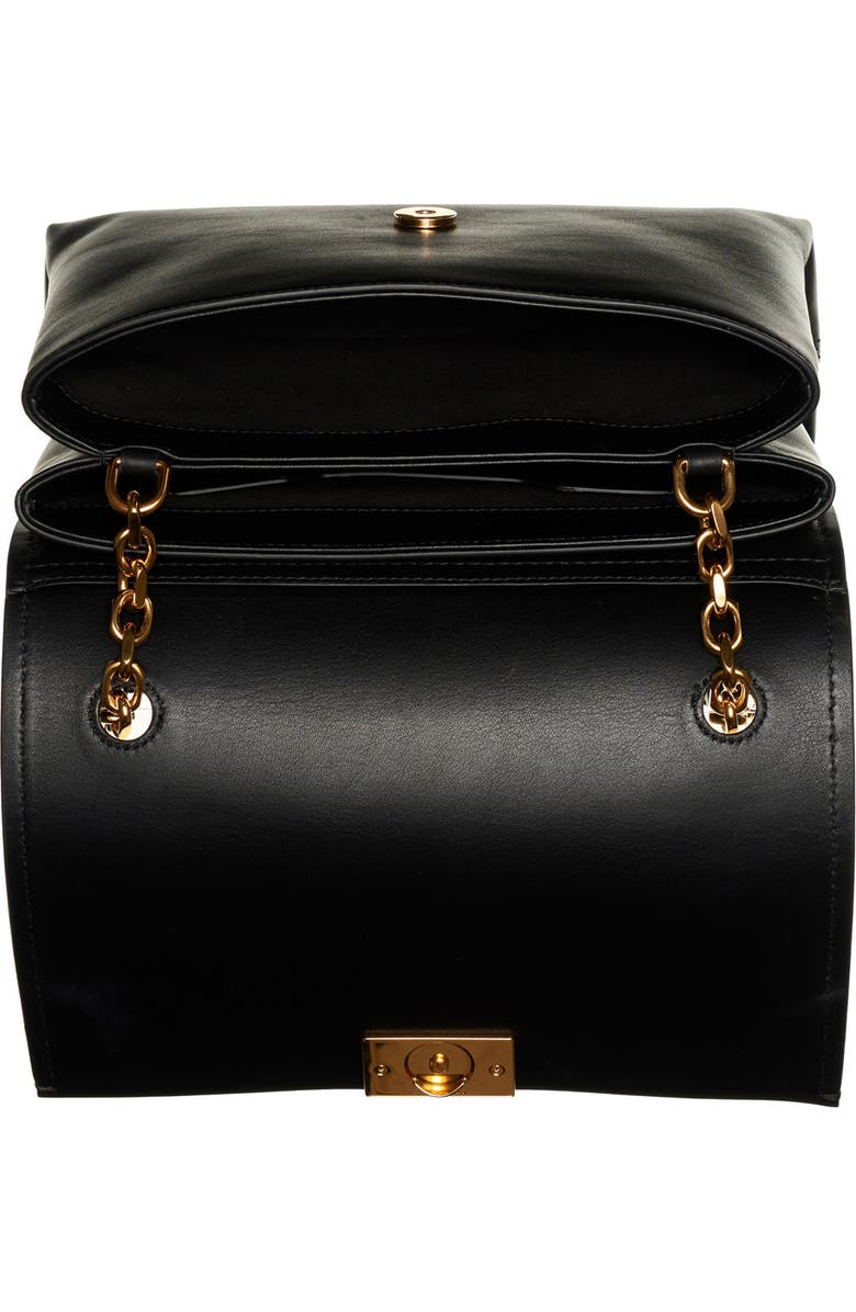 Off-White Medium Binder Clip Leather Shoulder Bag, Alternate, color,