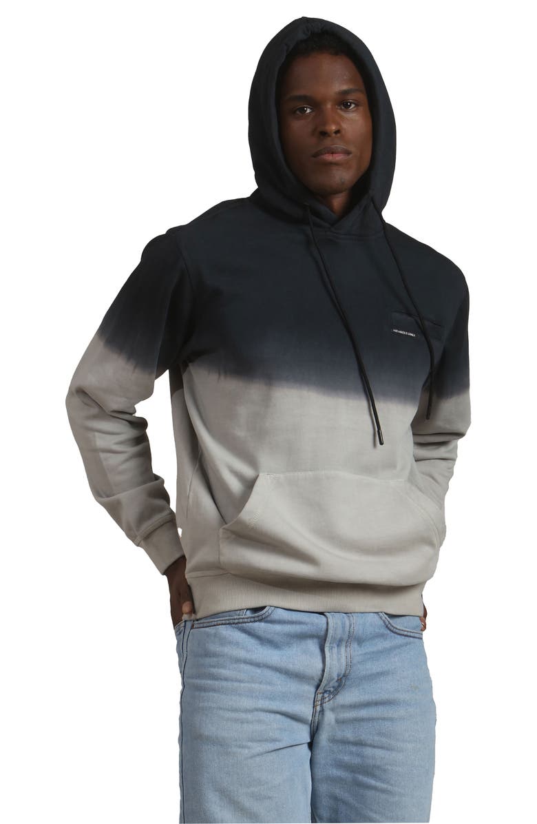 Members Only Emerson Ombre Hooded Sweatshirt, Main, color, Grey