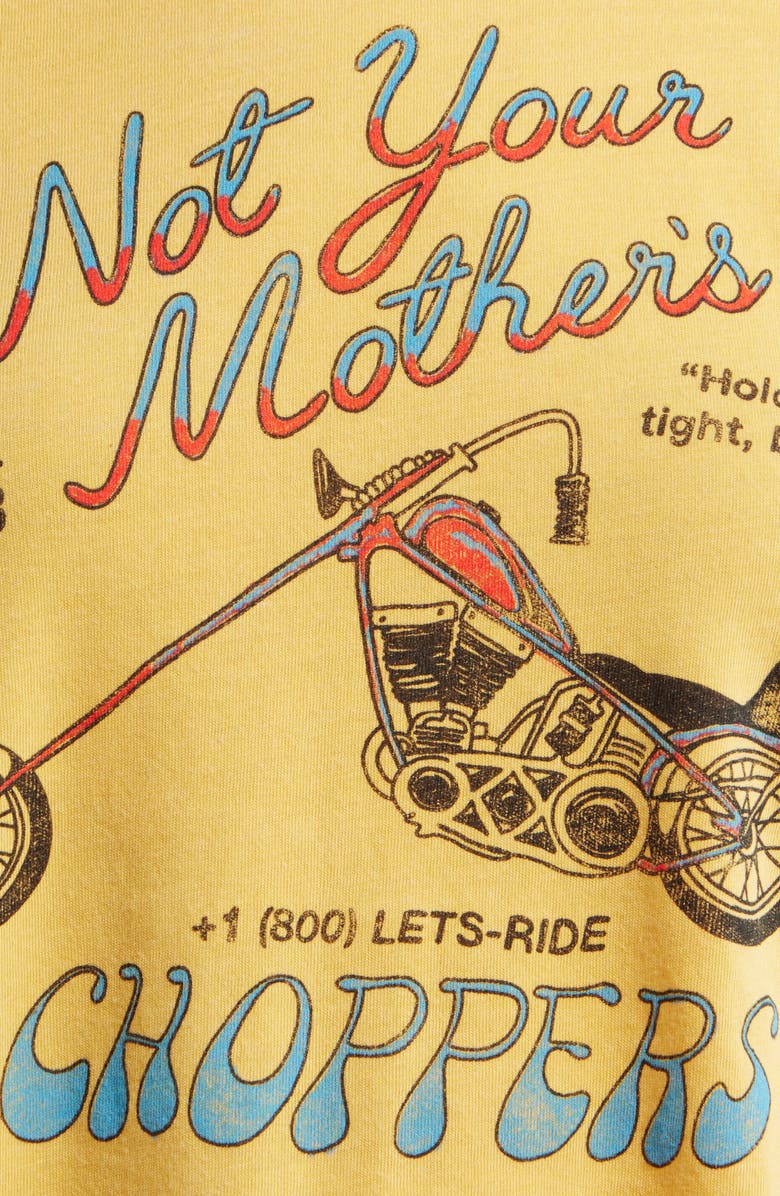 Daydreamer Not Your Mother's Choppers Graphic T-Shirt, Alternate, color, Yellow Honey