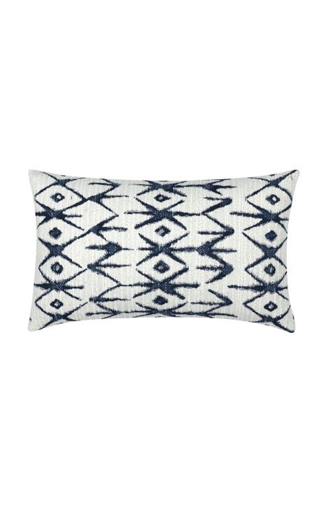 Ritual Indigo Chenille Indoor & Outdoor Woven Accent Pillow