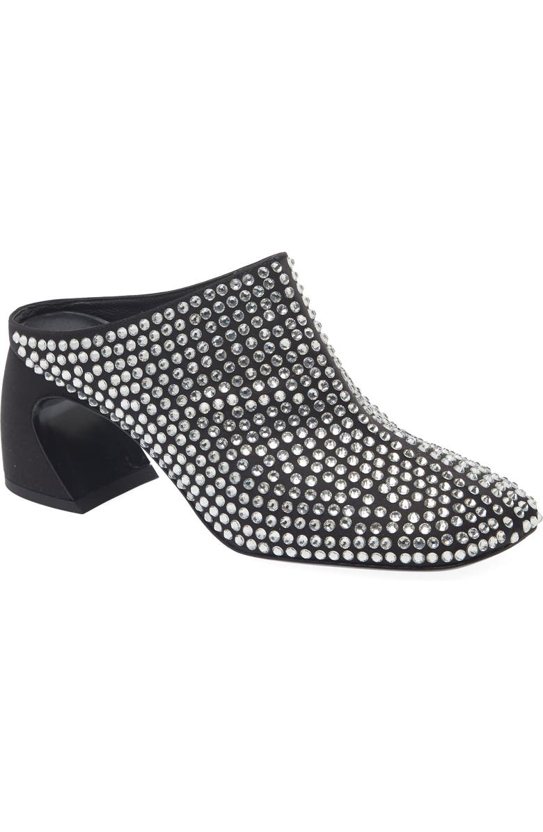 3.1 Phillip Lim Crystal Embellished Mule, Main, color, Black